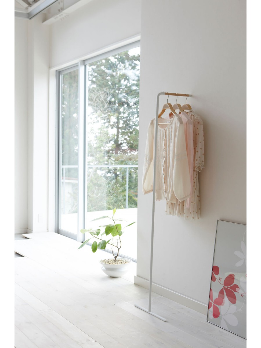 Verwonderend kledingrek wit om tegen de muur te plaatsen | kleine meubeltjes ME-62